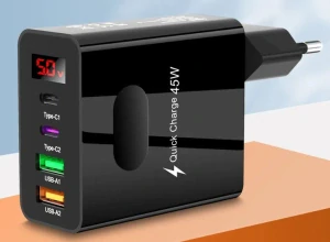 USB nabíjačka s inteligentným displejom