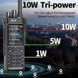 CB VHF UHF TX a RX 2.0 - 600 MHz GPS Bajeton BJ-9000 ručná vysielačka
