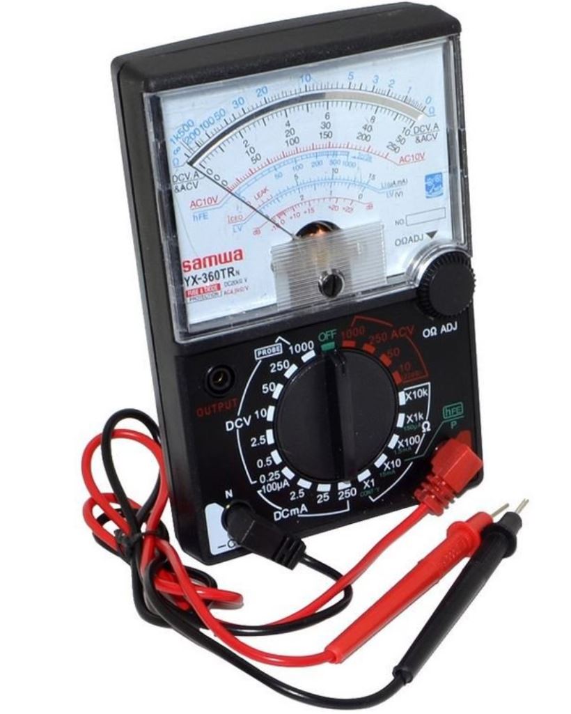 Analogový multimeter