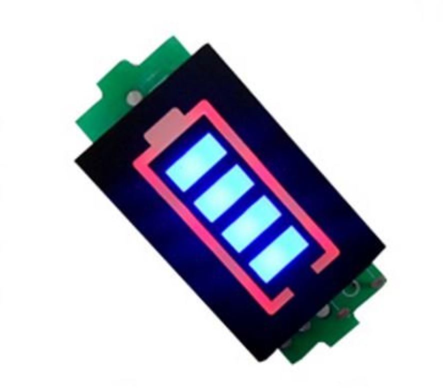 Kontrolný modul stavu kapacity pre Li batérie 12,6V 3 sekcie