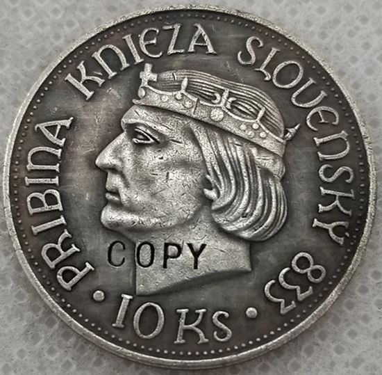 Zberateľská minca - replika