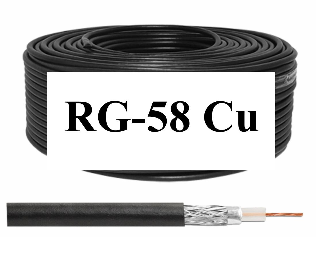 Koaxiálny kábel RG-58 CU