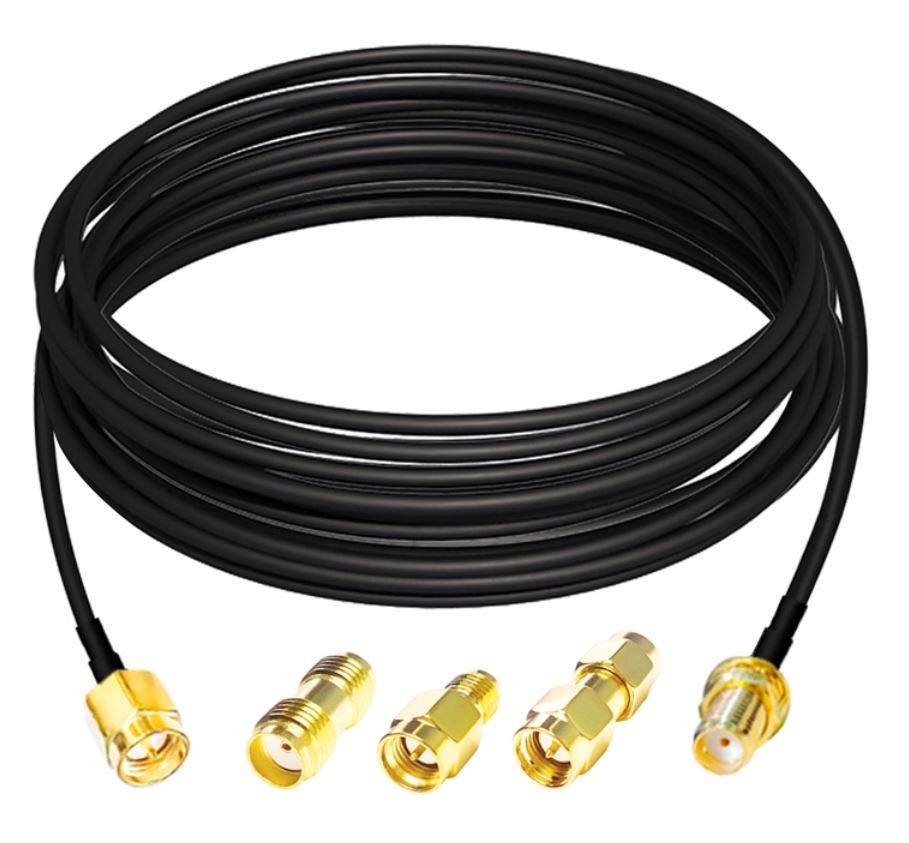 SET konektorov SMA - RG-174 5m SMA F/SMA M