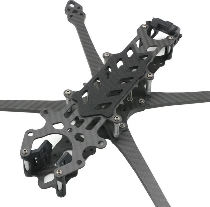 Karbónový rám pre 7 palcový FPV dron