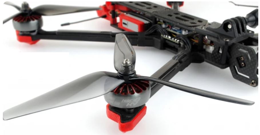7 palcová trojlistová vrtúľa pre dron / pár