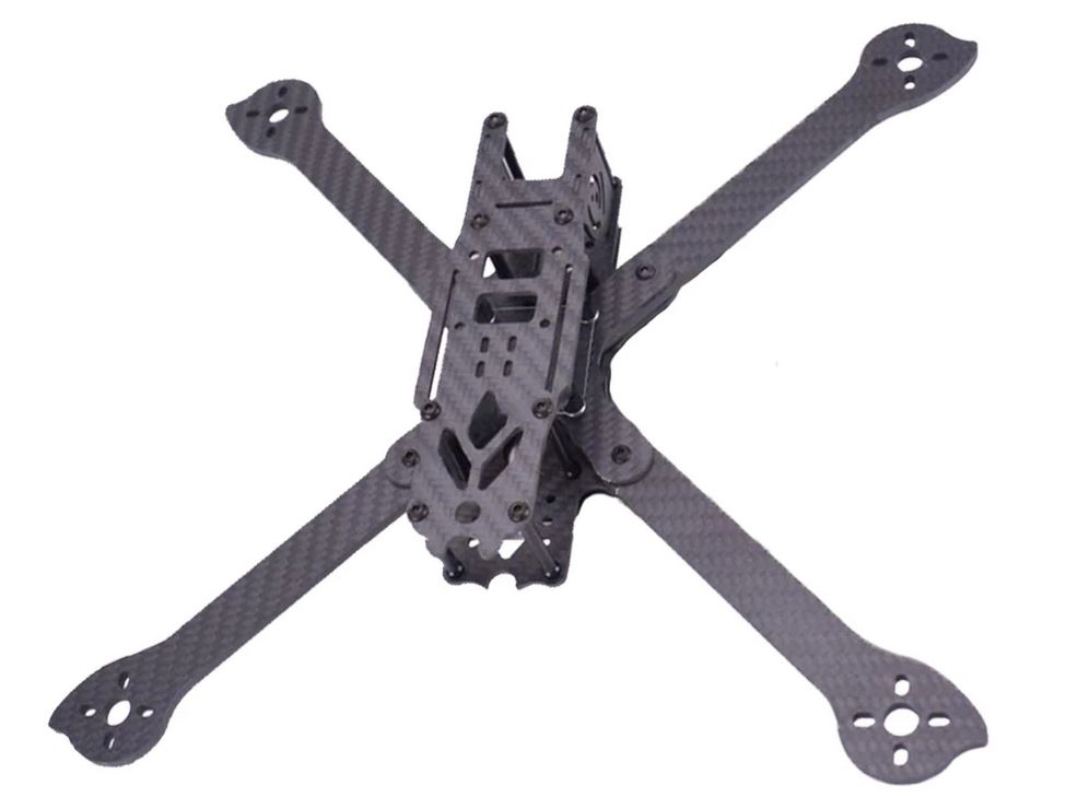 Karbónový rám pre 7 palcový FPV dron 