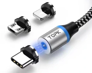 Magnetický USB nabíjací kábel 1m