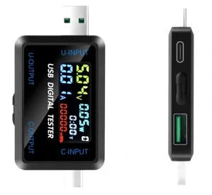 USB Tester a digitálny voltmeter