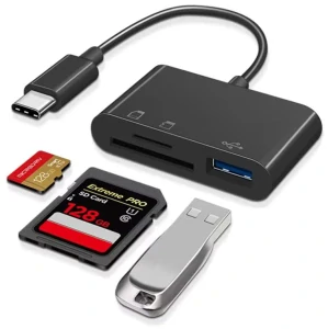 USB redukcia a čítačka kariet