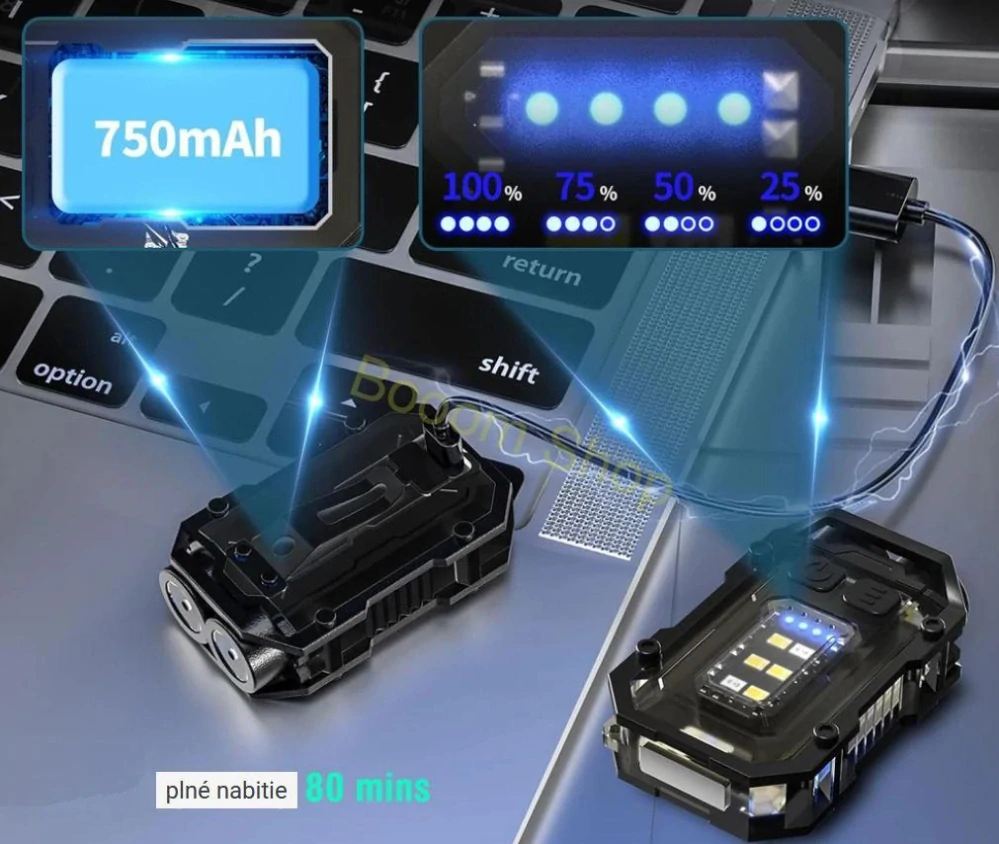 Mini LED univerzálne svetlo - kľúčenka