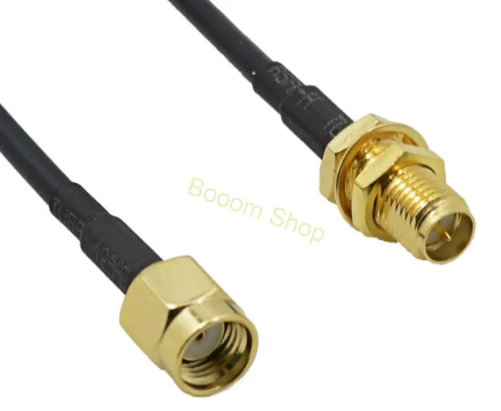 SMA F - SMA M redukcia - 1m RG-174