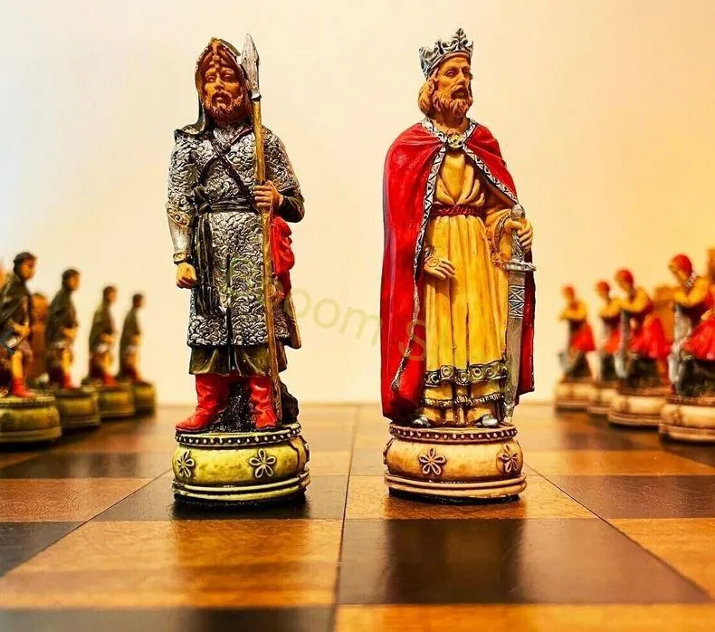 Zberateľský šach - ručne maľovaný