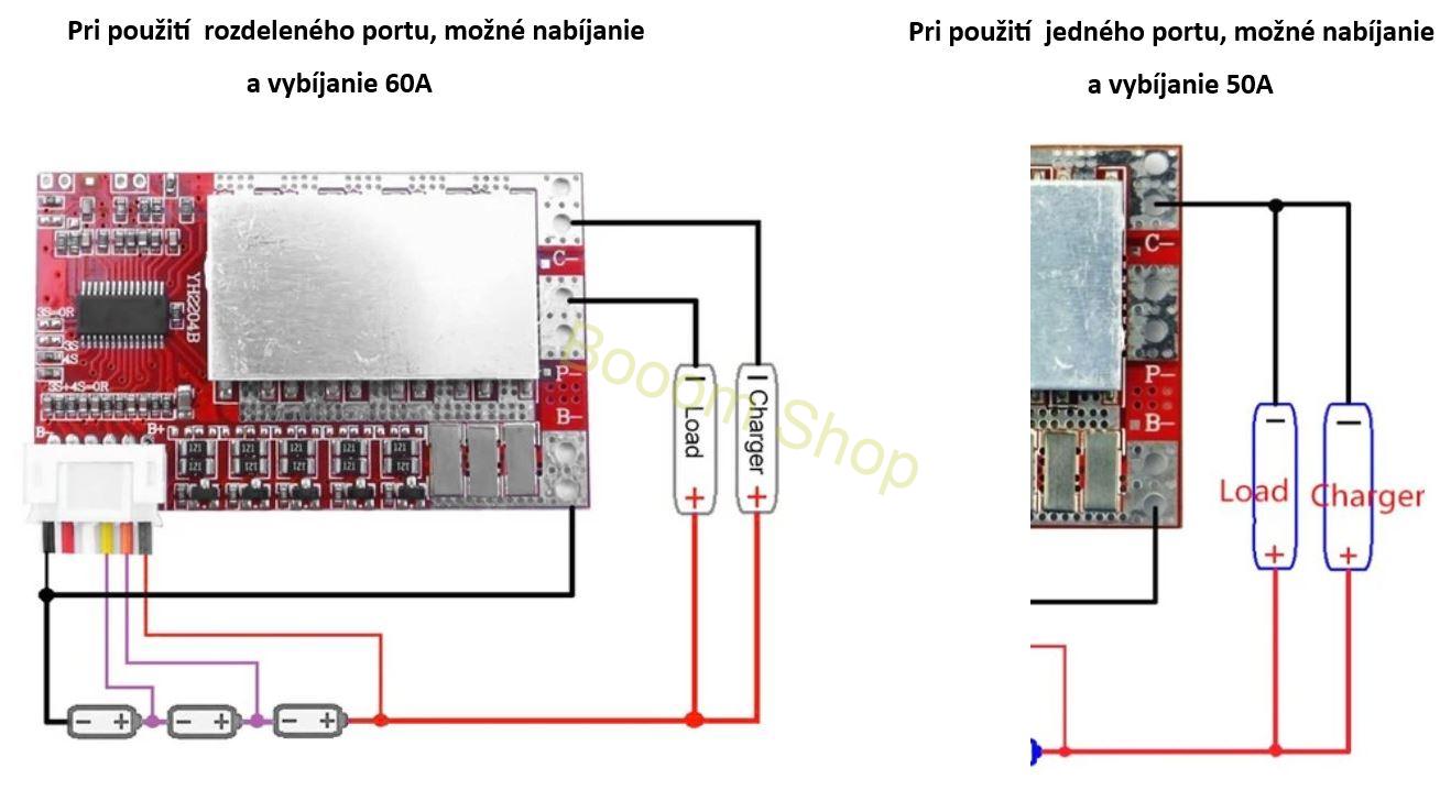 Balancér 12,6V pre 3 sekcie Li-ion / 50A