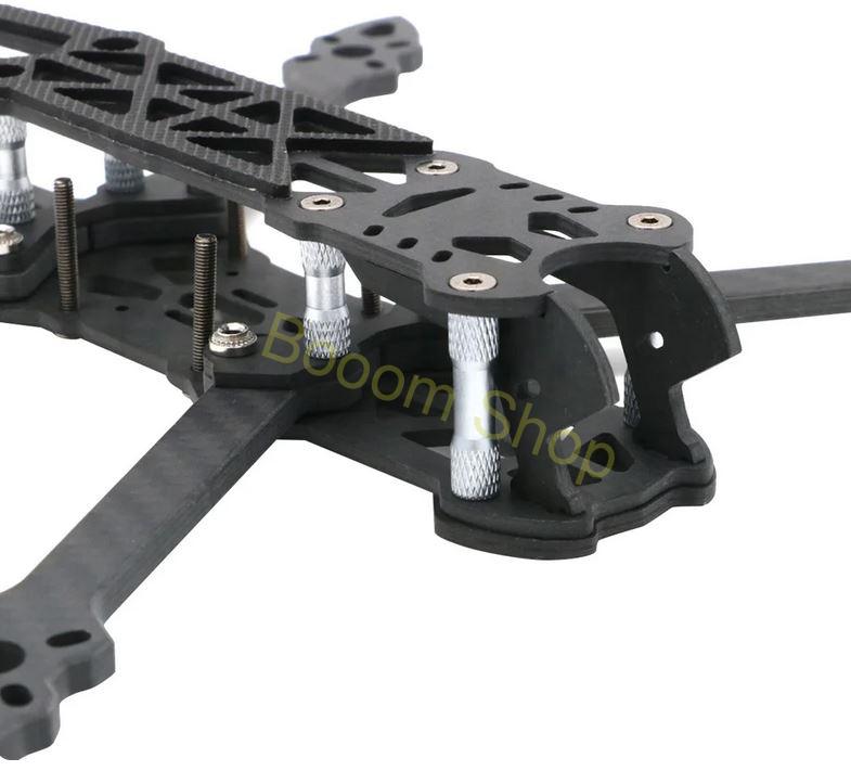 Karbónový rám pre 7 palcový FPV dron Mark 4