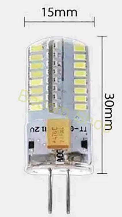 12V LED žiarovka pre konektor G4 halogén