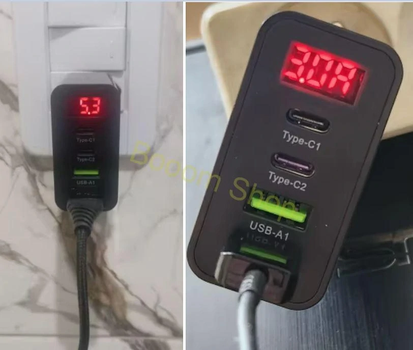 USB nabíjačka s inteligentným displejom
