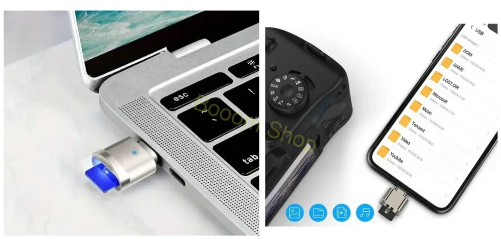 Čítačka mikro SD karty s USB adaptérom