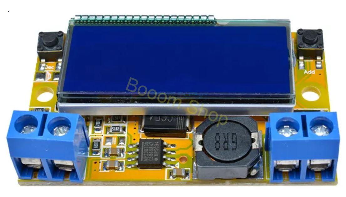 DC 5V - 23V LCD nastaviteľný regulátor s praktickým púzdrom