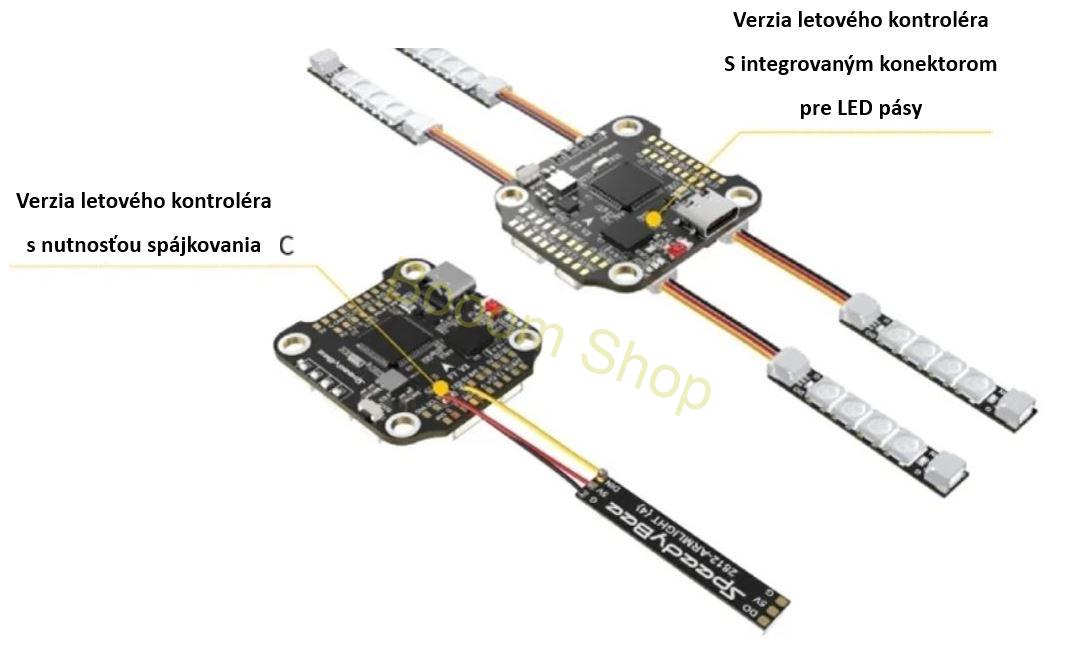 LED osvetlenie Speedy Bee pre drony - 4ks SET