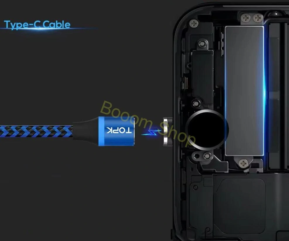 Magnetický USB nabíjací kábel 1m