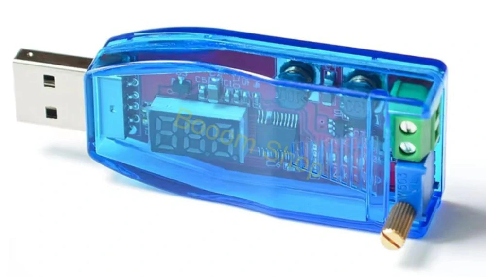 USB regulátor napätia 5V na 1V - 24V 