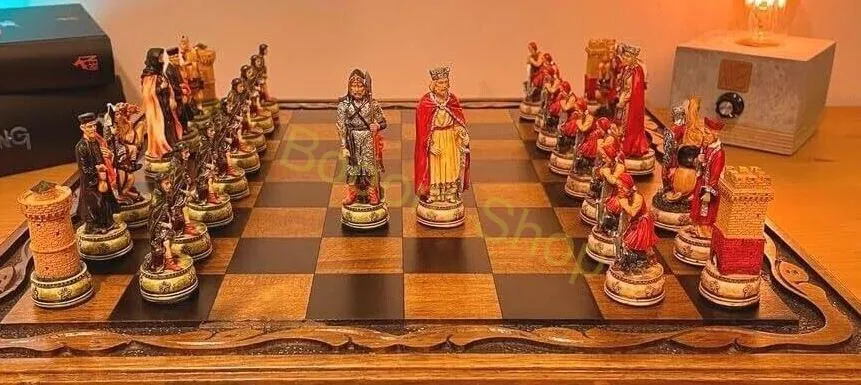 Zberateľský šach - ručne maľovaný