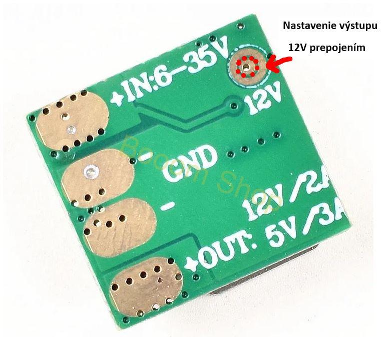 Regulátor napätia 2-8s určený pre stavbu dronov