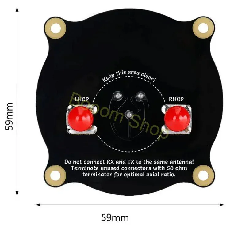 Smerová Long Range FPV anténa pre FPV okuliare a ext. monitor