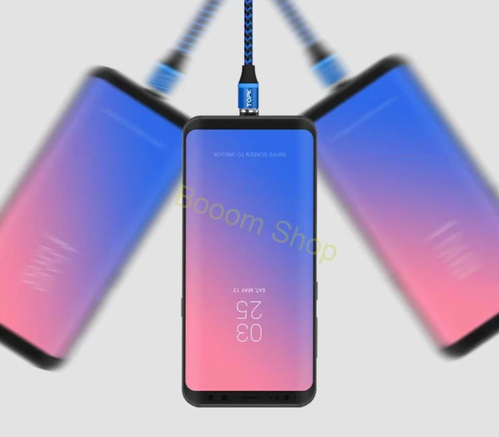 Magnetický USB nabíjací kábel 1m