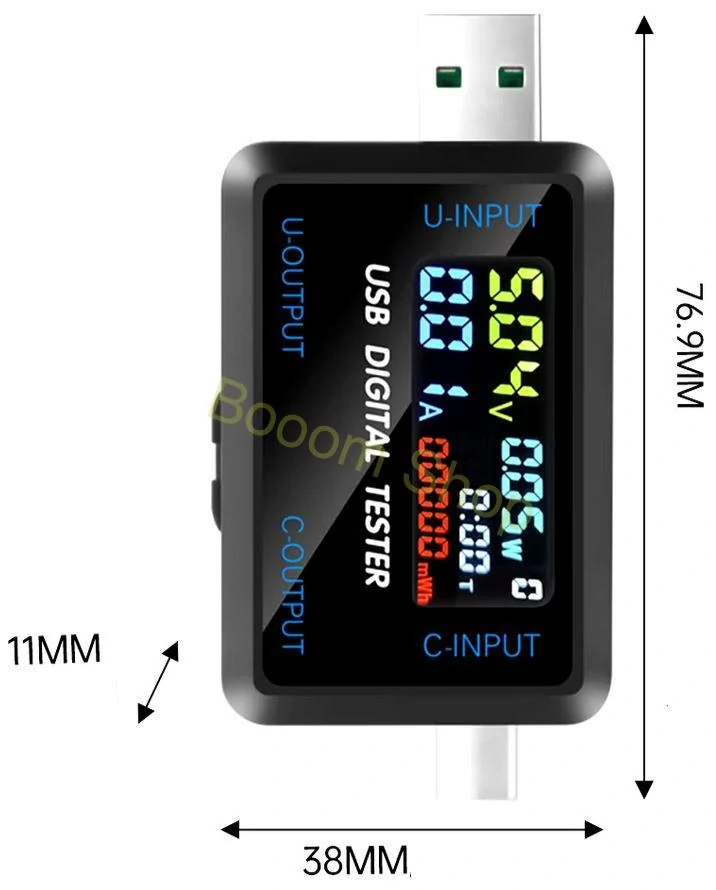 USB Tester a digitálny voltmeter