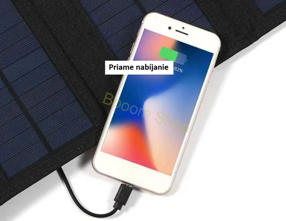 Solárna nabíjačka pre telefóny a iné malé zariadenia