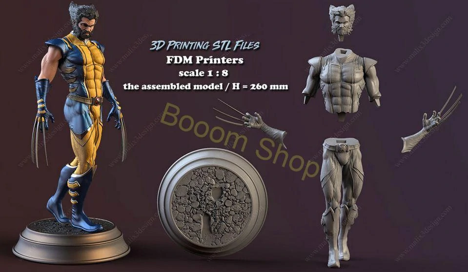 Zákazková 3D tlač figúrok